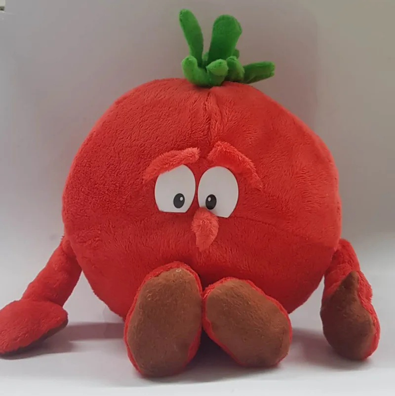 tomato 30 см Новые фрукты овощи цветная капуста гриб черника Starwberry goodness банда " Мягкие плюшевые игрушки куклы - Цвет: tomato