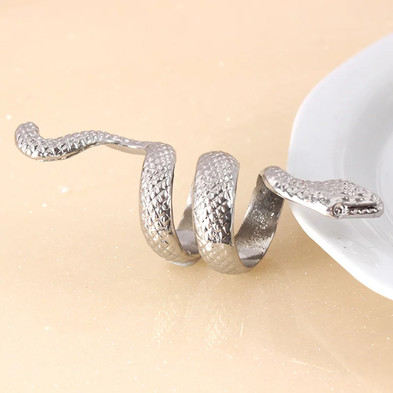 1 ШТ. Гиперболический Панк Длинное Кольцо Змеи Для Женщин Мужчин Европейский