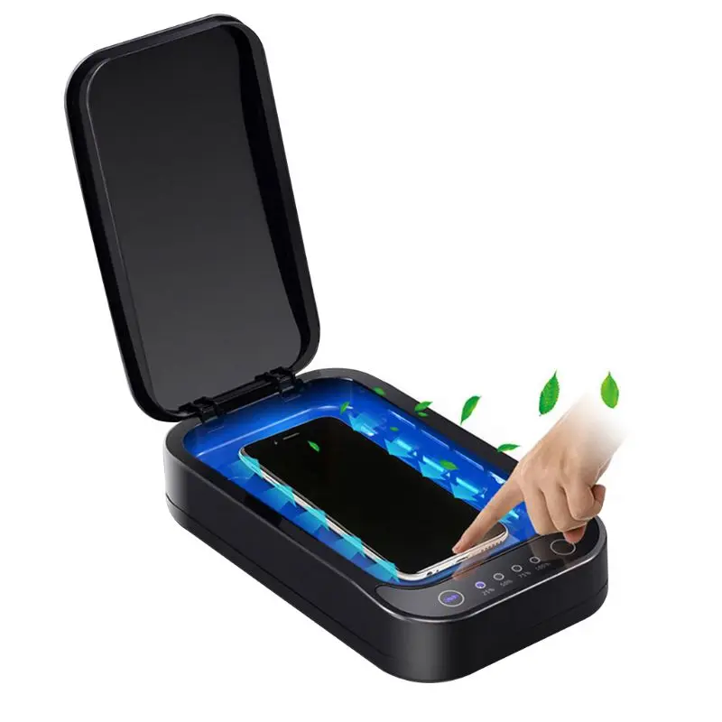 

UV Sterilizer Mini Portable Cleaning Box Personal Care Ultraviolet Disinfector Cabinet For Phone Mask Cleaner