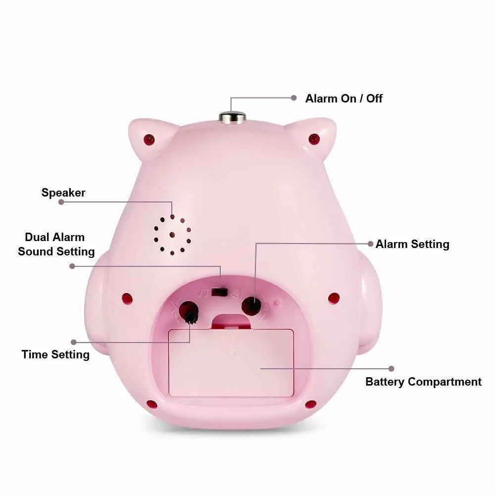 Детские будильники с изображением совы светящиеся музыкальные креативные милые