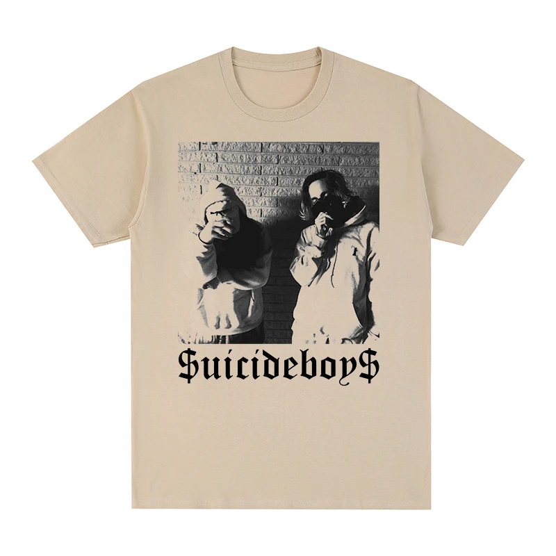 Футболка для мальчиков с парнями из Suicideboys надписью $ uicideboy Классическая крутая