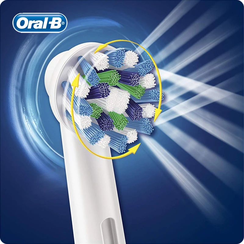 Зубная щетка Oral B сменная с крестообразной головкой для электрическая зубная