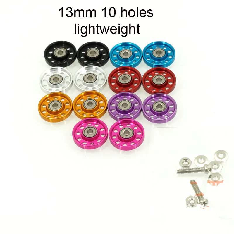 2 шт. легкие алюминиевые колесные направляющие для мячей 95301 95499 13 мм 10 отверстий |