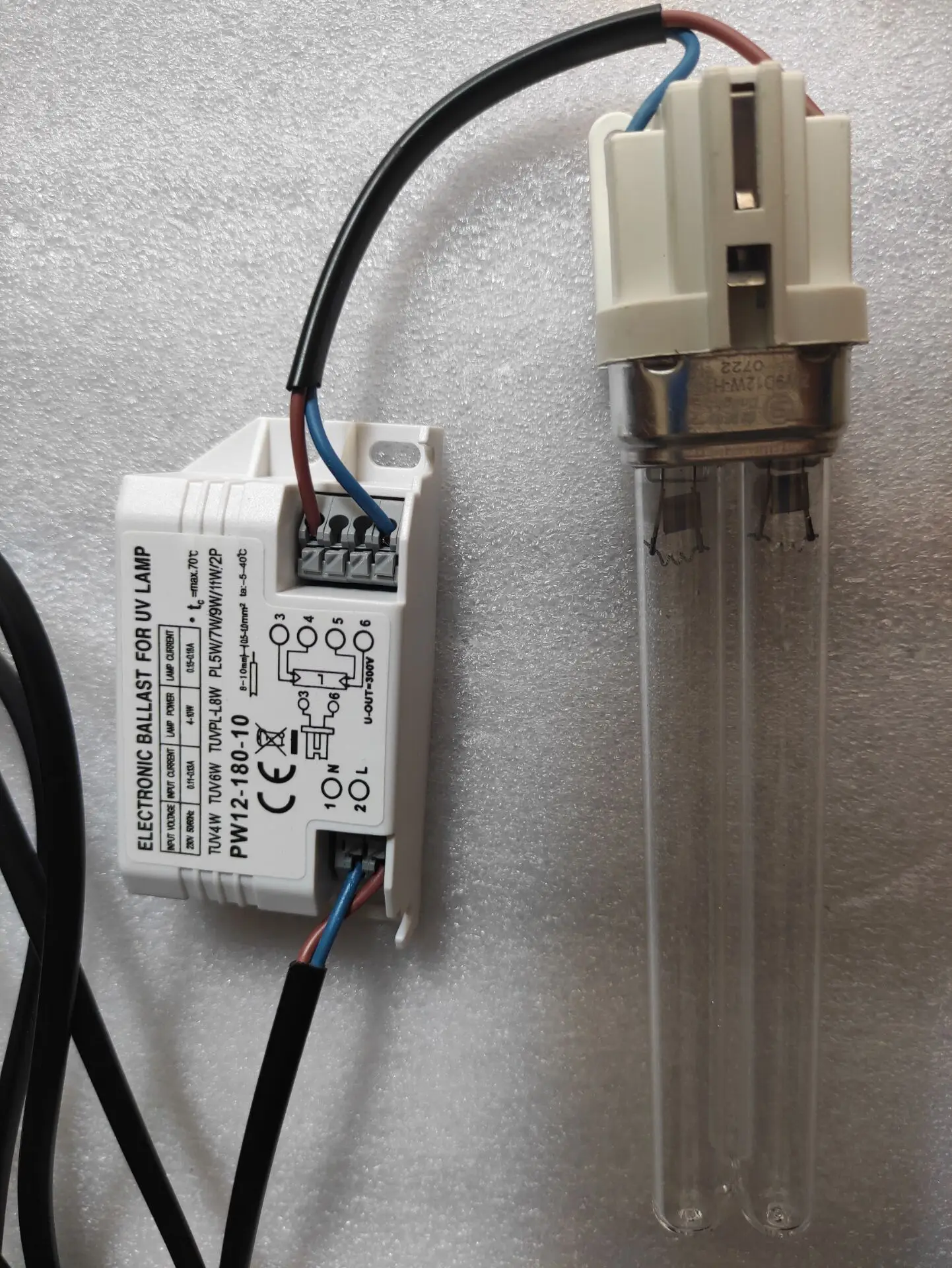 UVC-9W Shelllight ультрафиолетовая лампа для дезинфекции ZW9D12W-H145 9W электронного типа (с