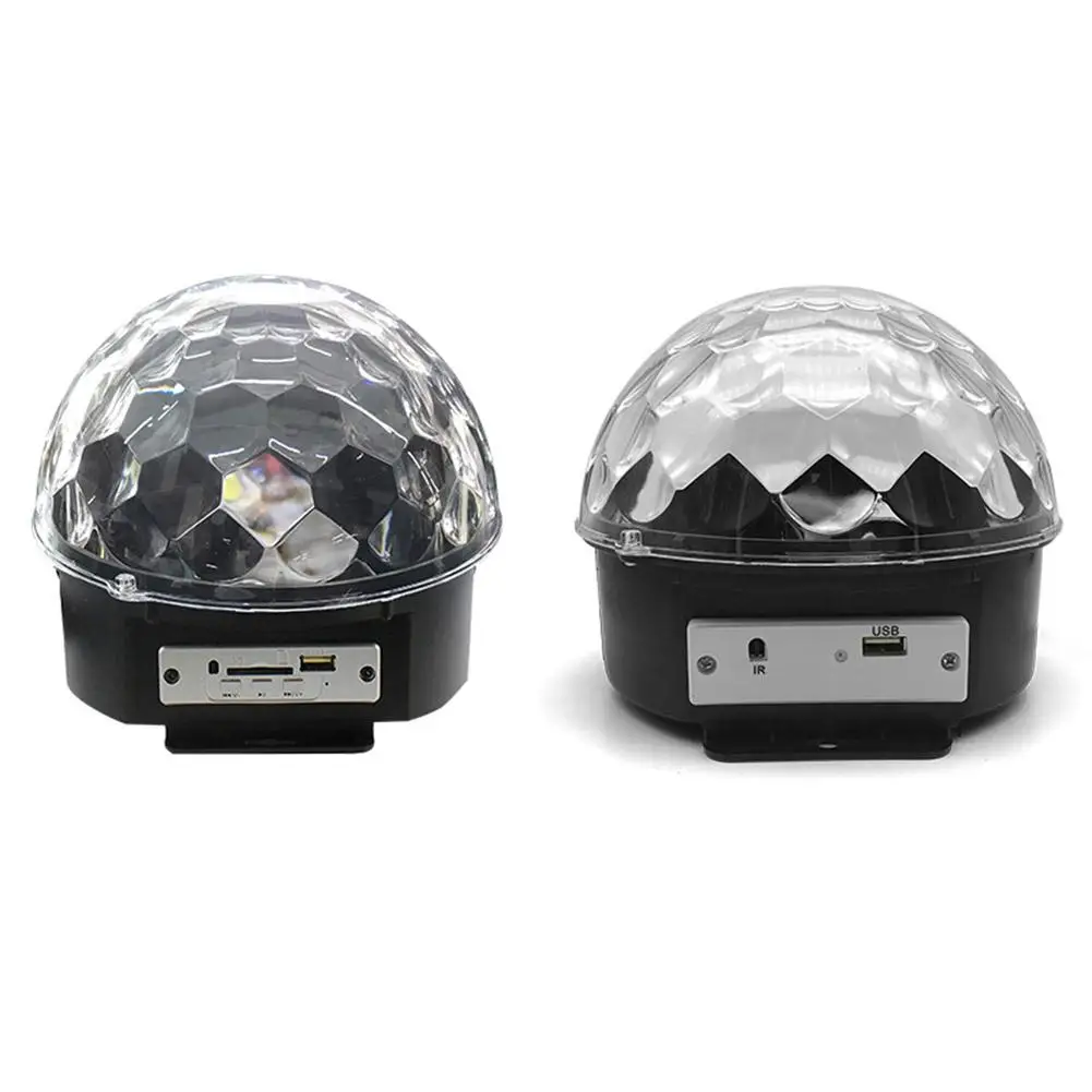 Диско шар с управлением Vioce MP3 вечерние DJ светильник s Bluetooth 6 Вт RGB Светодиодная