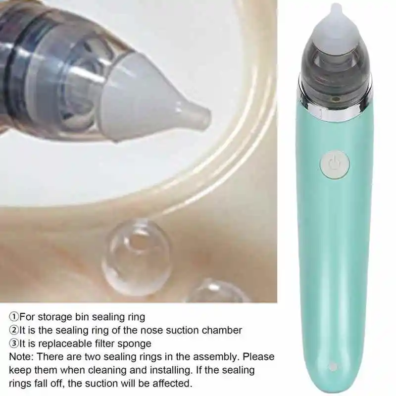 

Ear Cleaning Electric Baby Nasal Aspirator Nose Cleaner Infant Nasal Mucus Snot Suction Device Ear Clean Tool