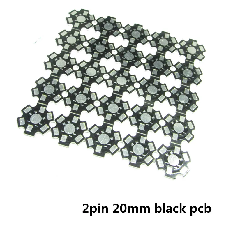 LED PCB Board HeatSink Aluminum Base Plate Substrate 20mm Star RGB RGBW DIY Flashlight Heatsink for 1 3 5 W Watt High Power LEDs | Лампы и