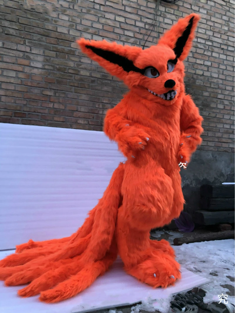 Плюшевый талисман плюшевая лиса китайская мифологическая животная с девятью