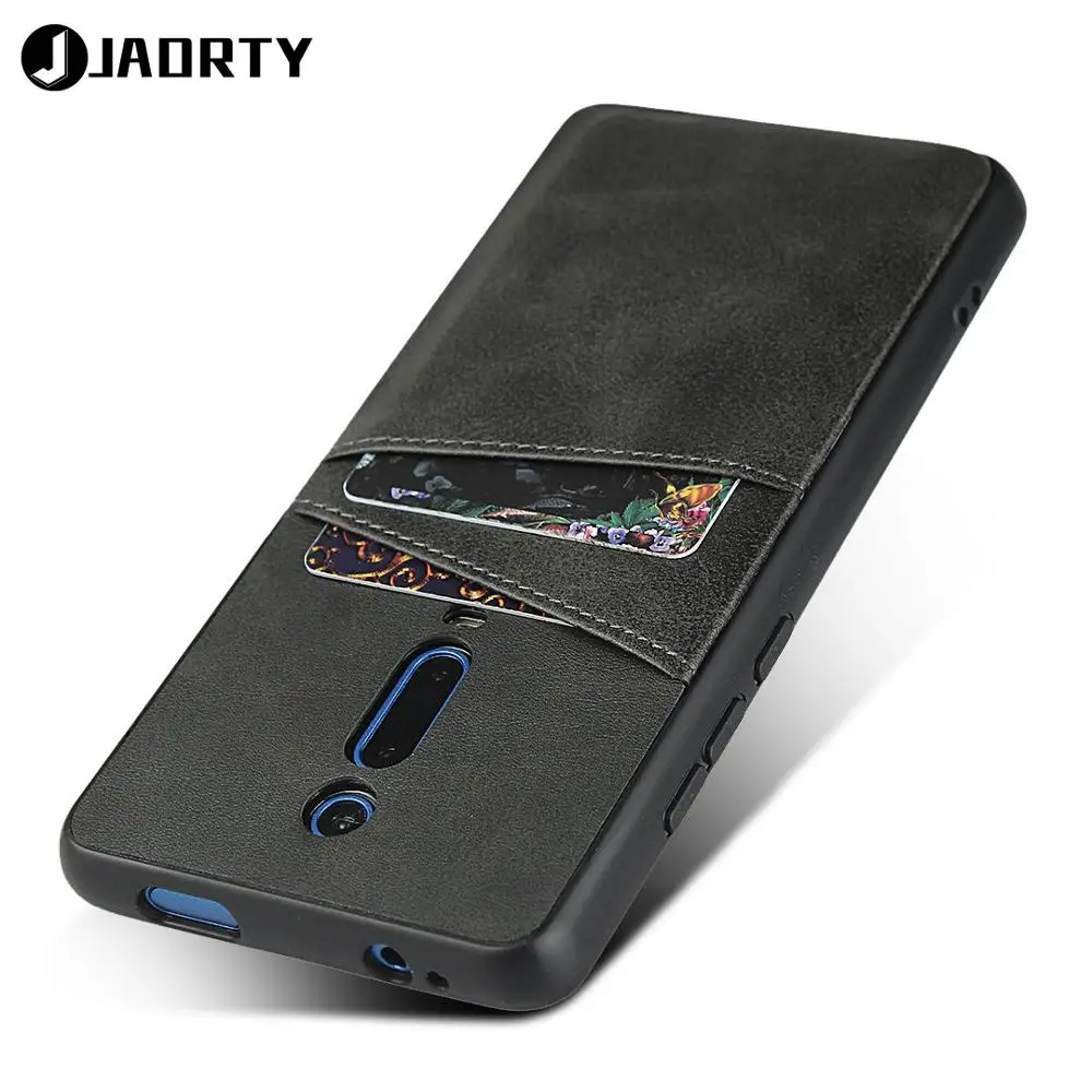 

Mobile Phone Case Cover for Xiaomi Mi 9T Leather Silicone Shockproof Case With Card Pocket