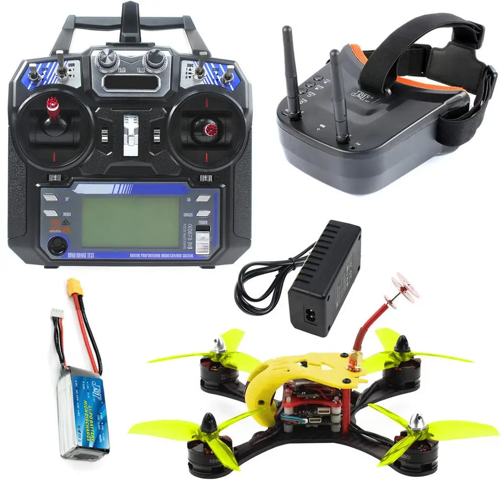 Радиоуправляемый квадрокоптер RTF T180 4 дюйма 5,8G FPV гоночный Дрон HD камера черепаха 800TVL Betaflight F4 Pro V2 OSD Бесщеточный 3S 2,4G 6CH - Цвет: RTF Upgrade Yellow