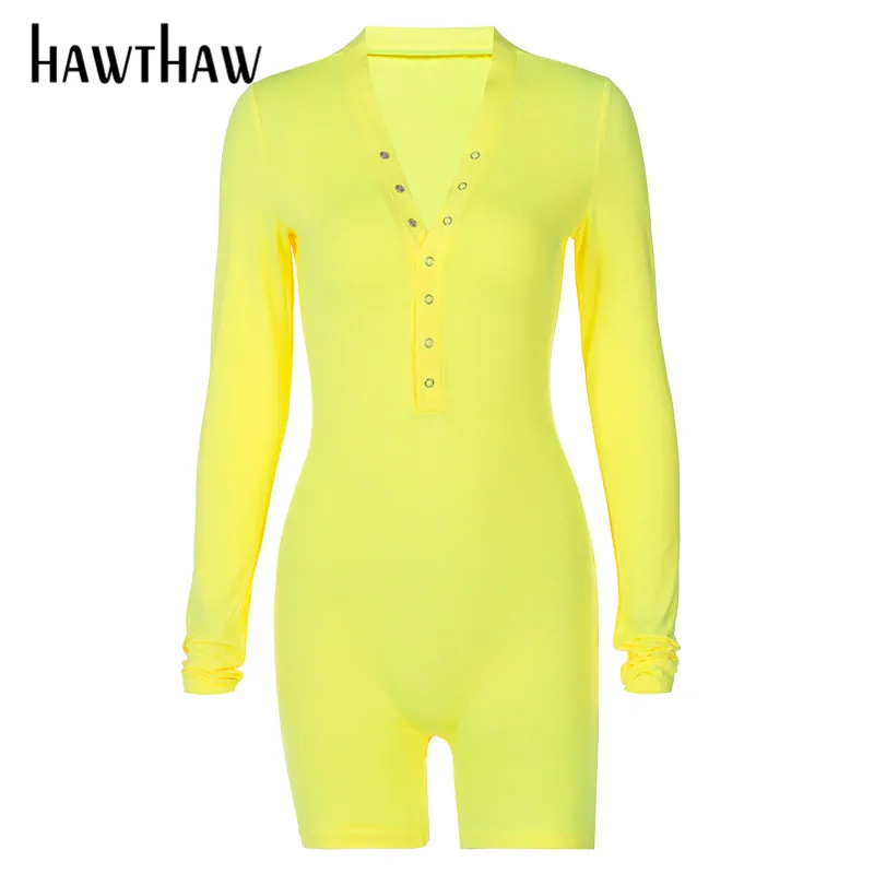 

Hawthaw Women Autumn Winter Long Sleeve Letter Print Bodycon Sportswear Romper Playsuit Jumpsuit 2020 Fall Clothes Streetwear