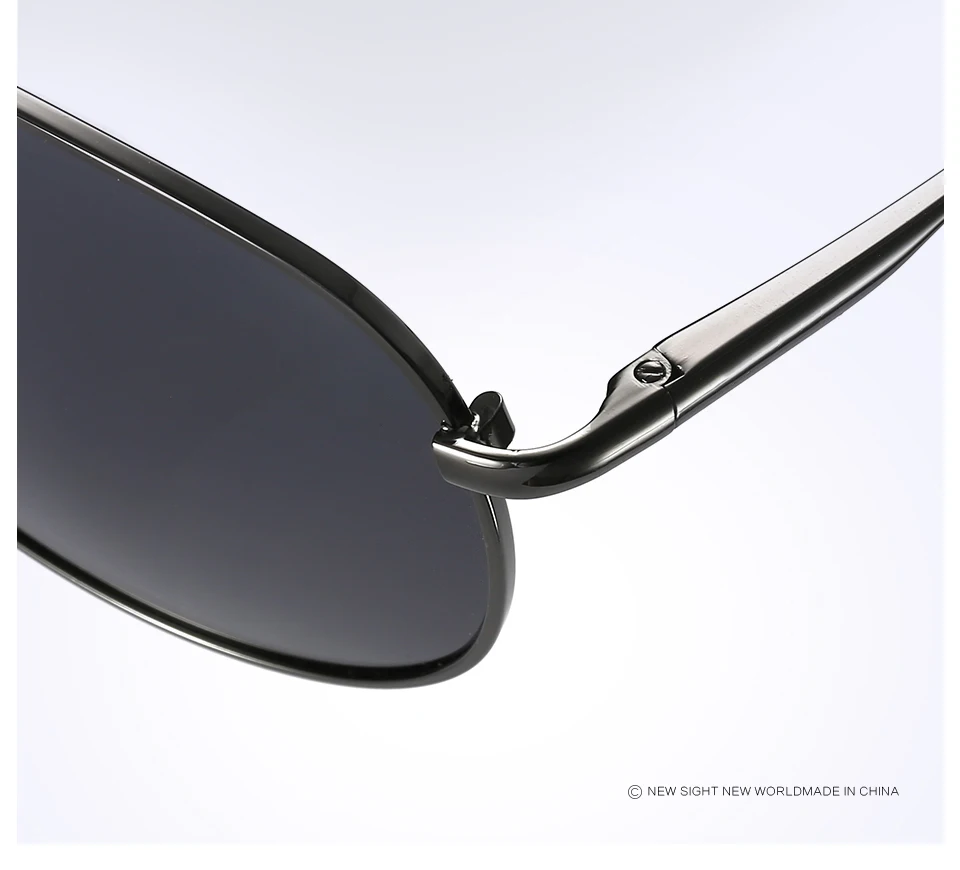 

Fashion Men Sunglasses pilot Polarized Lens Brand Driving Designer outdoor Alloy frame male Sun Glasses Oculos De Sol UV400 8013