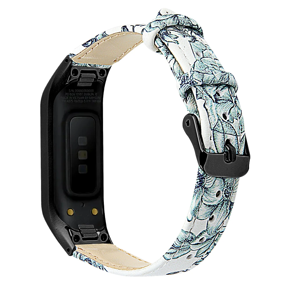 Подлинный классический кожаный ремешок для samsung galaxy fit-e SM-R375 ремешок с чехлом с пряжкой Шестерня классические ремешки бизнес-часы