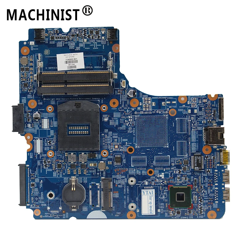 Оригинальная материнская плата для ноутбука HP 450 G1 440 MB HM87 DDR3 734085 601 501 001 488.4yw04. 011