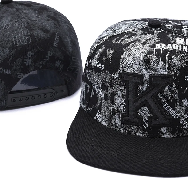 

Fashion Korean Style Letter K Baseball Cap for Men and Women Summer Hip Hop Sun Caps Male Snapback Cap Dad Outdoor Cotton Hat