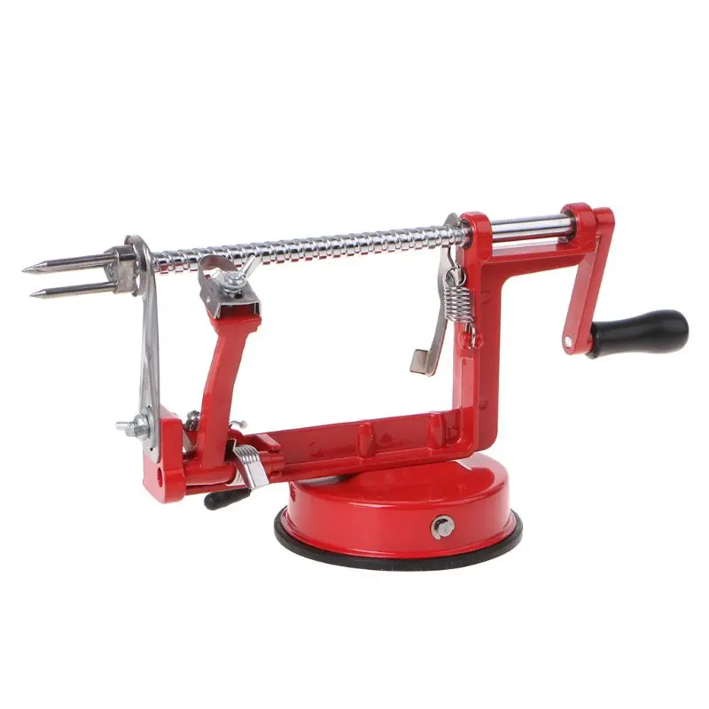 Машина для очистки и нарезки фруктов яблок нержавеющая сталь 3 в 1 | Бытовая