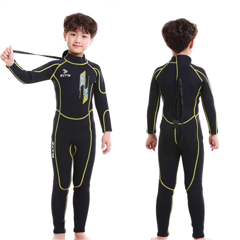 3mm Neoprene Surfing Children Wetsuit Boys Girls Jellyfish Scuba Swimsuit Kids Underwater Diving Suit Keep Warm Wet NEW |