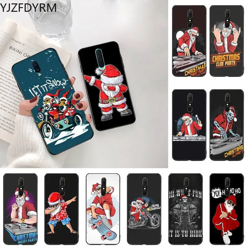 

YJZFDYRM Creative Christmas Phone Case For Oppo A5 A9 2020 Reno2 z Renoace 3pro A73S A71 F11