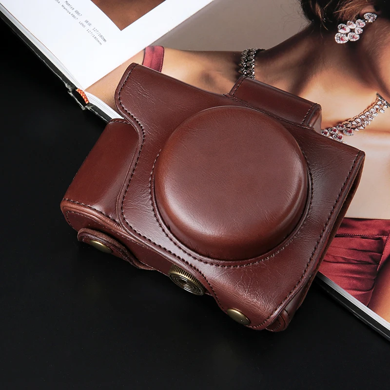 Из искусственной кожи Камера чехол сумка для цифровой камеры Olympus OM-D E-M10 EM10 Mark II III