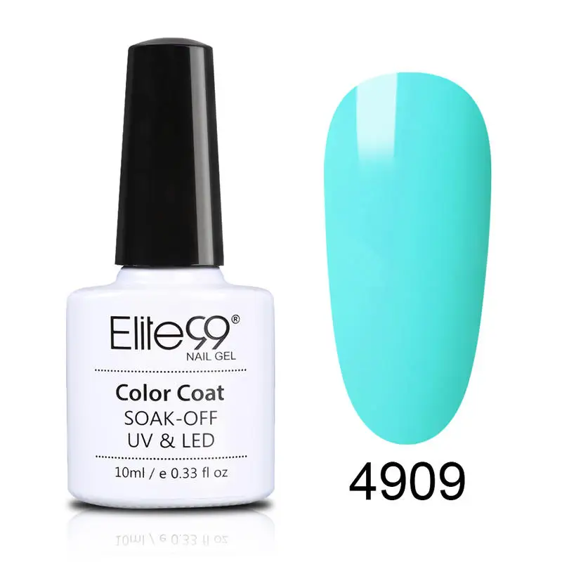 Elite99 10ml Macaron Candy Color Nail Gel Polish Vernis Semi Permanent UV Lacquer Art Varnish Soak Off | Красота и здоровье