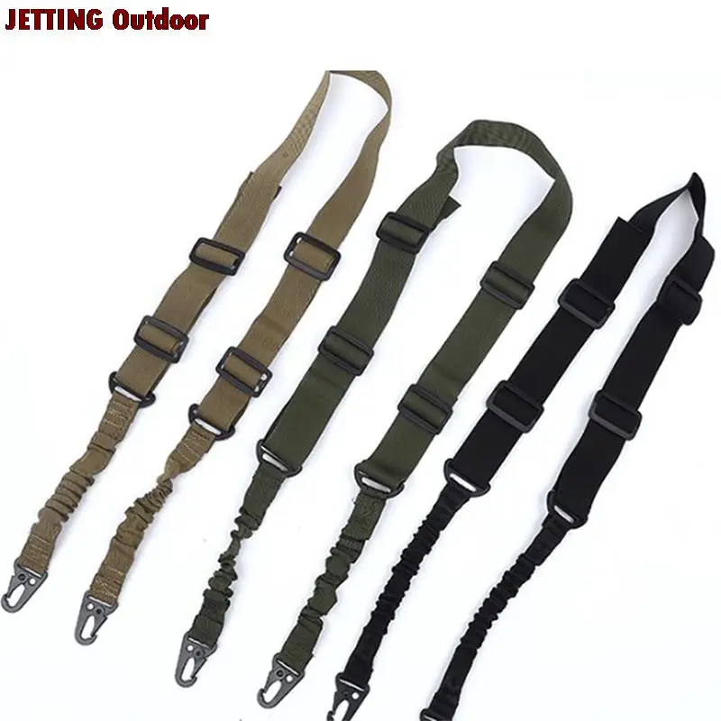 

Tactical 2 Point Sling Shoulder Strap Outdoor Rifle Sling With QD Metal Buckle Belt Hunting Accessories