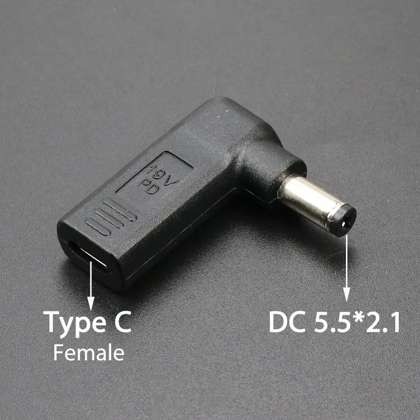 ChengHaoRan Laptop Power Adapter Connector DC Plug USB Type C Female to Male Jack Converter for HP Dell Lenovo Asus Notebook | Компьютеры