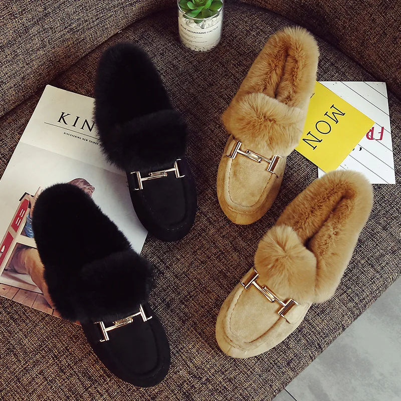 2019 обувь в горошек бархатная Корейском стиле сезон осень зима повседневная на