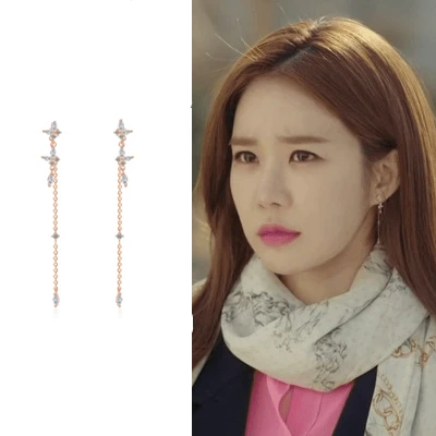 Ресницы пирсинг человек Ю в NA линия уха из корейского драматического мультфильма