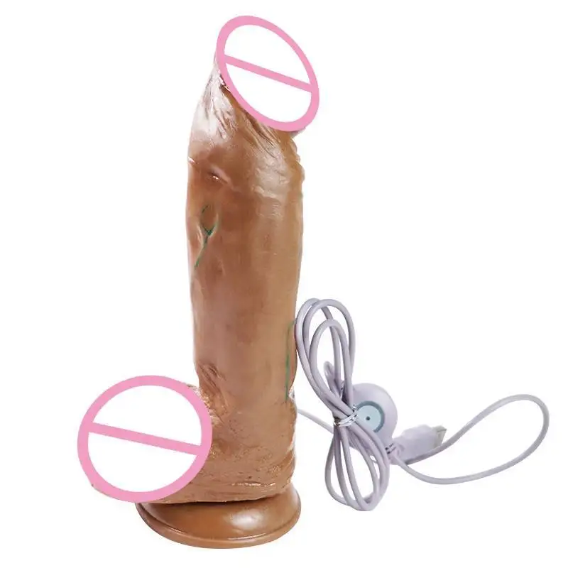 Фаллоимитатор Jiuai Женский мягкий реалистичный вибратор для клитора секс-игрушки