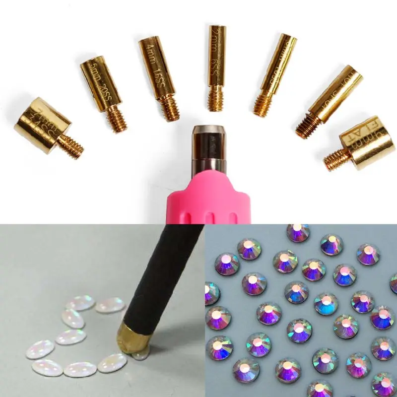 

Hotfix Applicator DIY Electronic Rhinestone Application Kits Wand Setter Tool Crystal Garment DIY Tool With Tips Stand