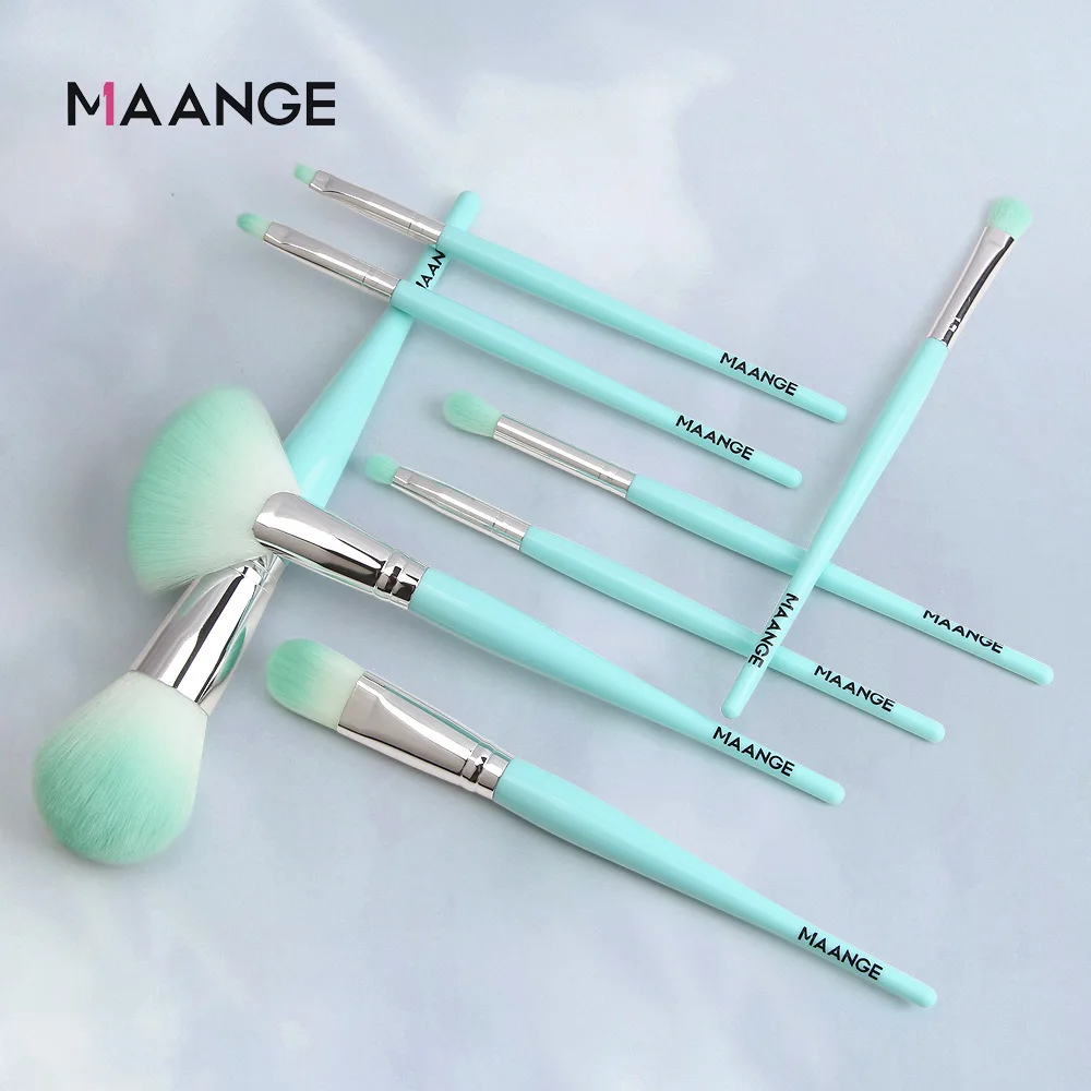 Набор кистей для макияжа MAANGE 8 шт. мягкая Рассыпчатая кисть пудры теней век