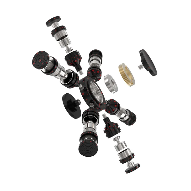 7 дышащий бесшумный Гладкий Спиннер Изысканный съемный ручной из сплава