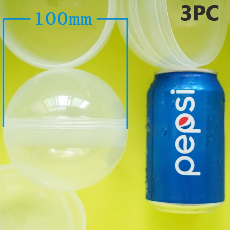 100mm-T 3 pcs 32 мм 50 мм 75 мм 100 мм Капсульная машина для удаления скорлупы с яиц Капсульная машина развлекательная машина кукла машина подарок прозрачная яичная скорлупа - Цвет: 100mm-T 3 pcs