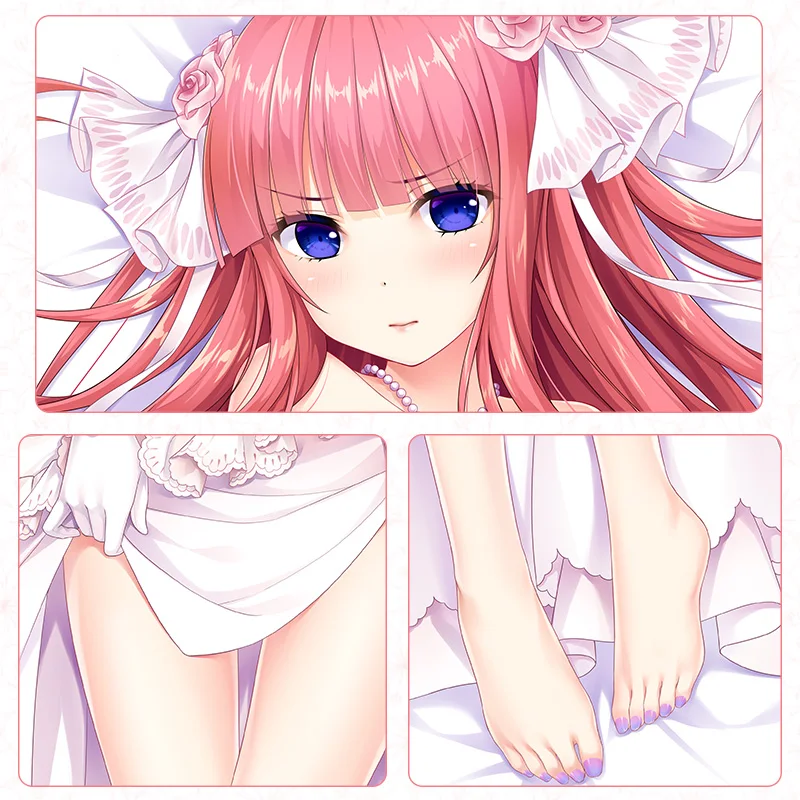 Аниме дакимакура обнимающая задняя подушка для тела Женская косплея Quintup Nakano Nino