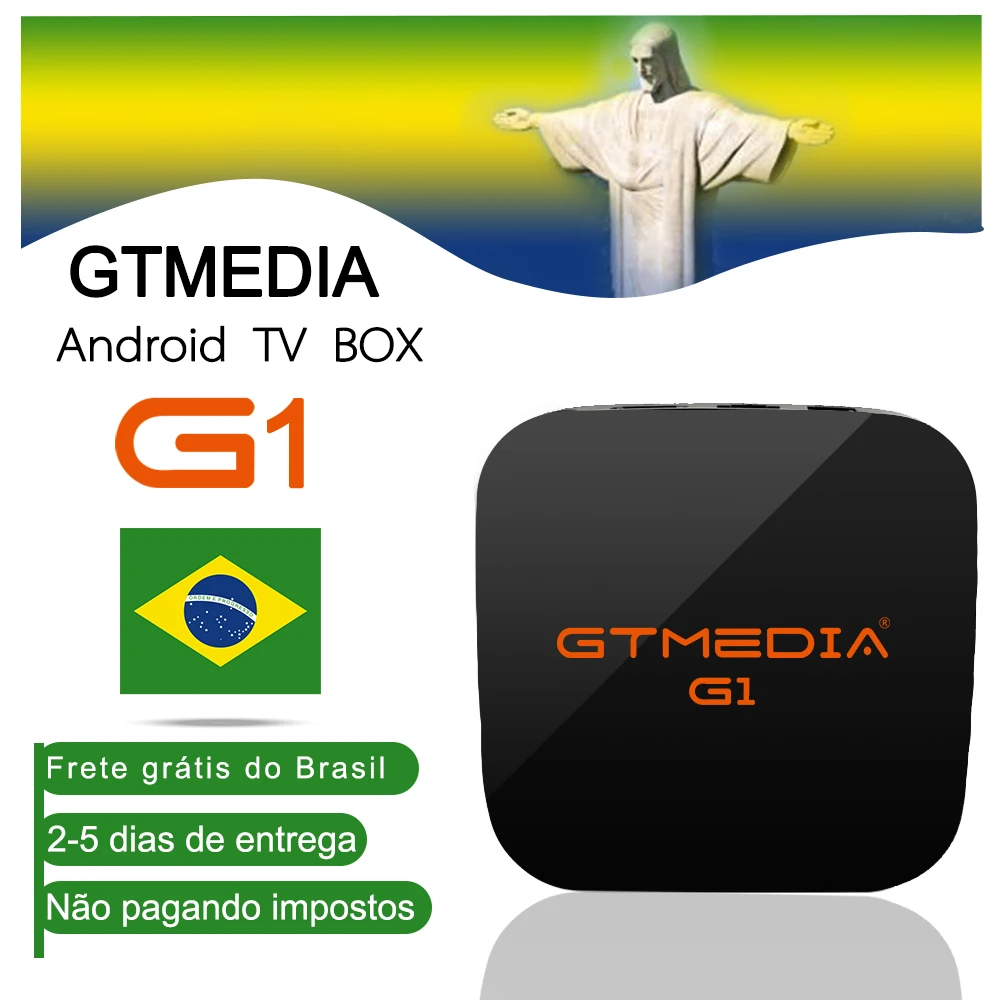Бразилия GTMEDIA G1 мини Android TV BOX 1GB + 8GB PK X96 7 1 Smart Box Amlogic S905W QuadCore 2 4 GHz WiFi Set Top