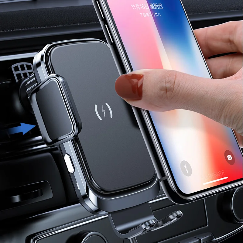 Автомобильное беспроводное зарядное устройство NFC для зарядки Iphone 12 Pro