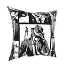 Tenkuu Shinpan с высокой посадкой вторжение Подушка Чехол Печатный чехол для подушки из полиэстера декоративные маски Снайпер Подушка Чехол 40*40 см