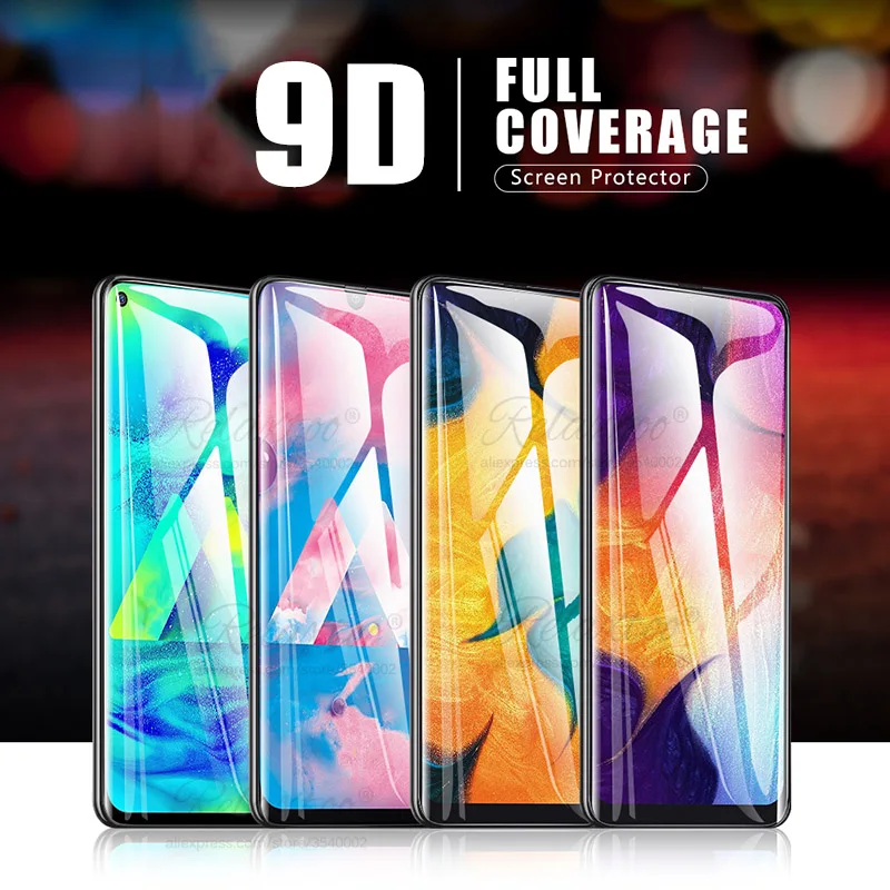 9D изогнутое полное покрытие закаленное стекло для samsung Galaxy A30 A10 S A20 E защита экрана