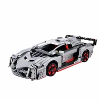 mould kingyuxing 13110 creative rambo poison sports car puzzle stitch diy brick childrens toy model
