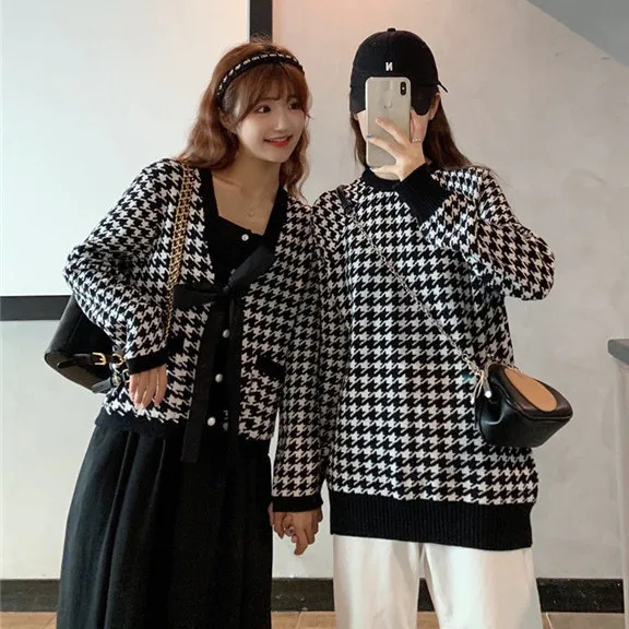 Женский Ретро кардиган весенний пуловер с принтом тысячи птиц для подруг новинка