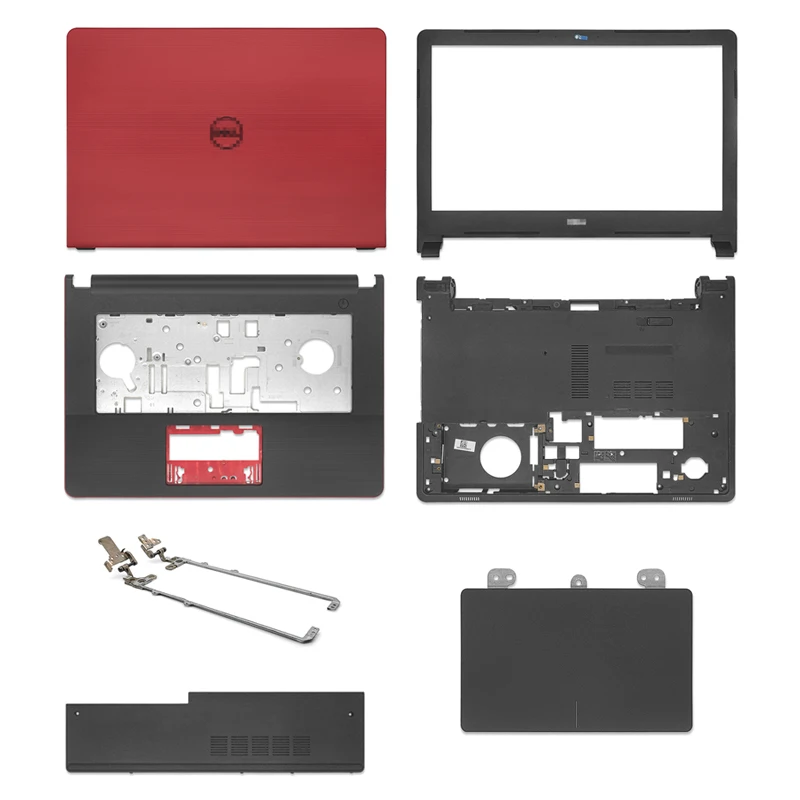 

New Laptop Case For Dell Vostro 14 3458 3459 v3458 v3459 LCD Back Cover/Front Bezel/Hinges/Palmrest/Bottom Base Case Non Touch