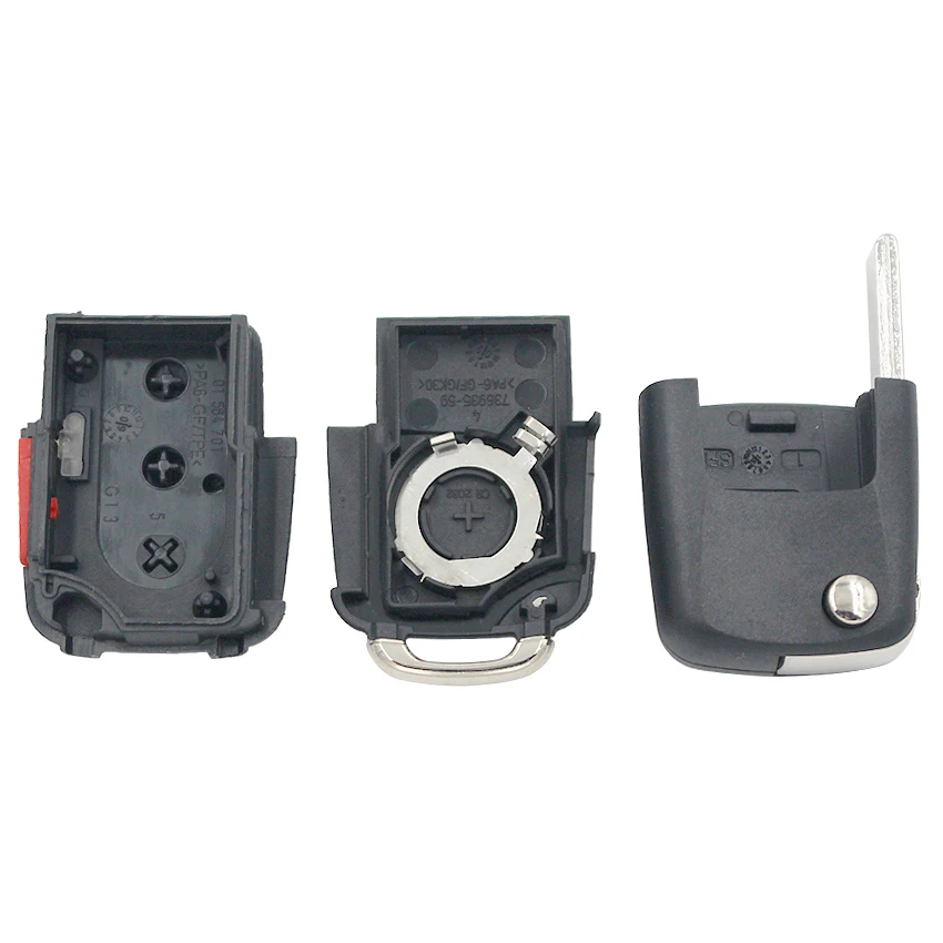 3 + 1/4 кнопочный дистанционный ключ чехол для ключа VW Volkswagen Bettle Polo Jetta Touareg Passat Golf с