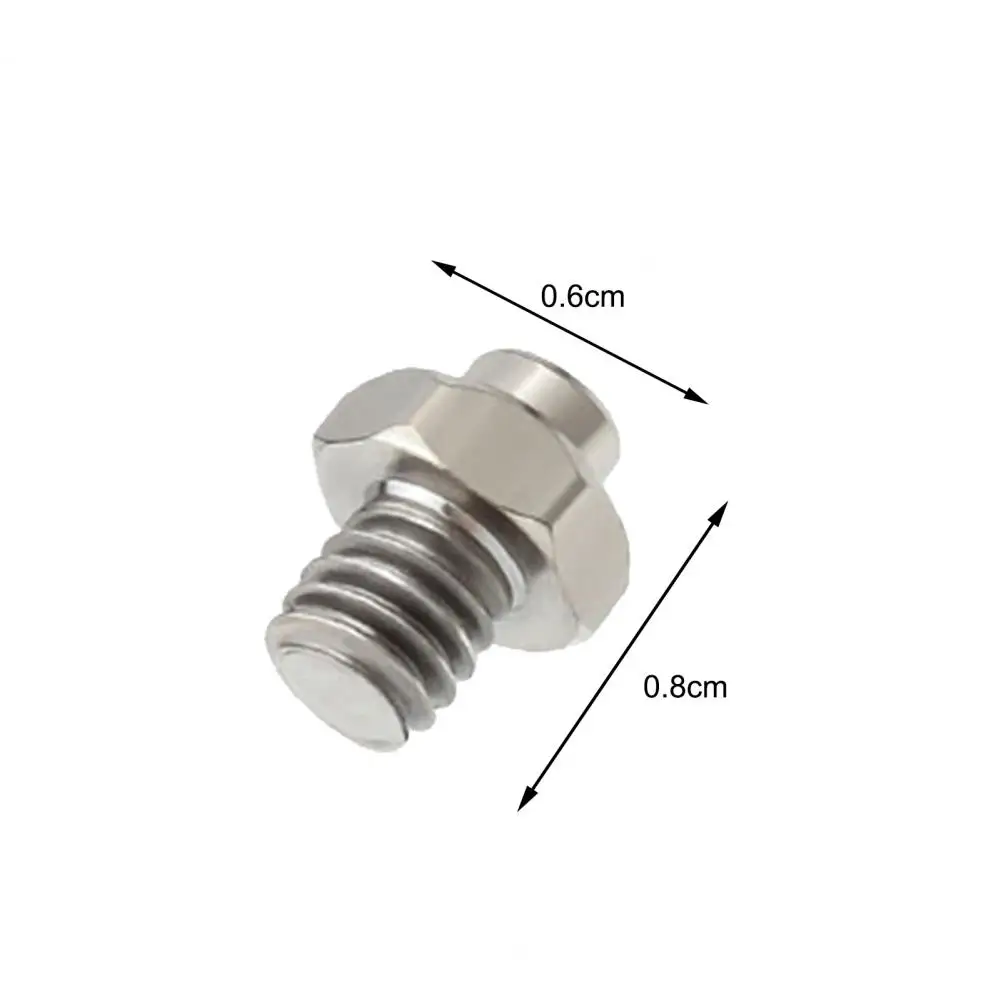 

50Pcs MUQZI M4 Bike Pedal Screws Ultralight Bicycle Pedal Anti-Slip Nails Screws for Mountain Road Bike Cycling Accessories