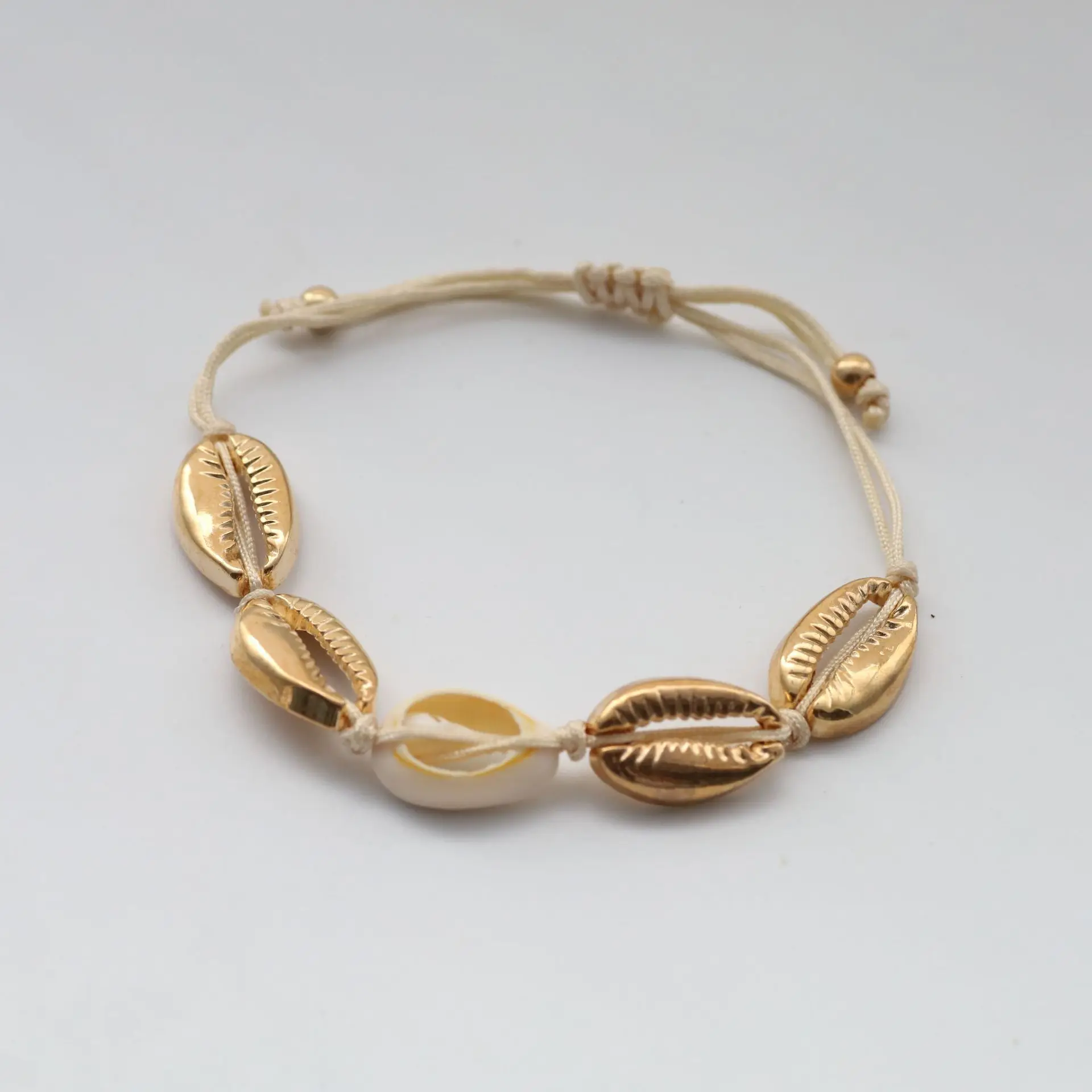 Богемные Puka Sea Shell Conch женские браслеты для щиколотки браслет на лодыжке ножная