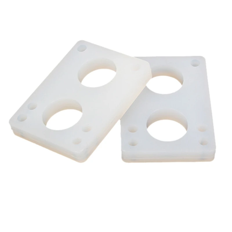 

Skateboard Longboard Riser Pads Transparent Silicone Gasket Skate Truck Shock Pad Skateboard Accessories 2Pcs/Set