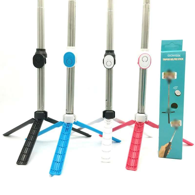 Складная Bluetooth селфи палка монопод ручной 3 в 1 штатив с беспроводной затвора