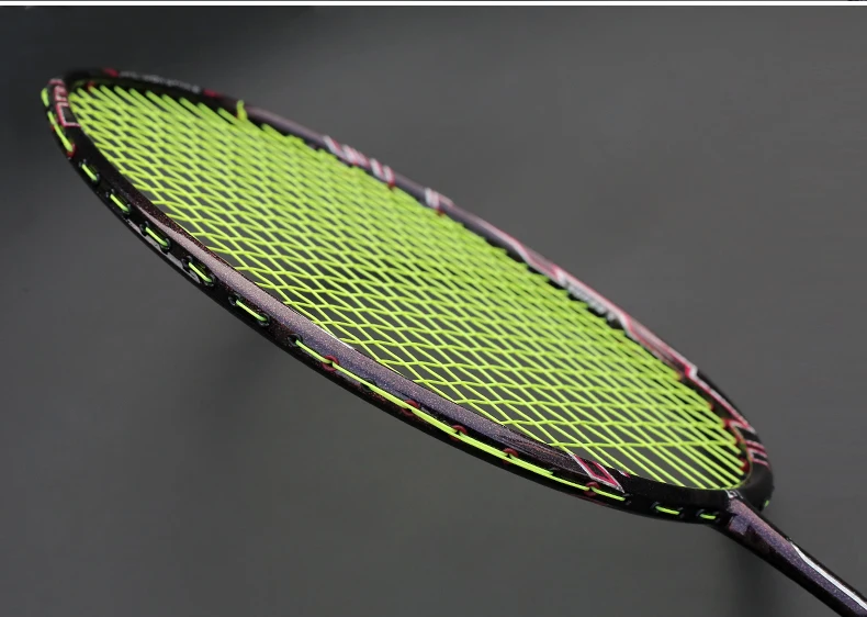 Professional Max 35LBS Ultralight Carbon Fiber Badminton Racket Sports Racquet Training Rackets Free For String Overgrip Bags