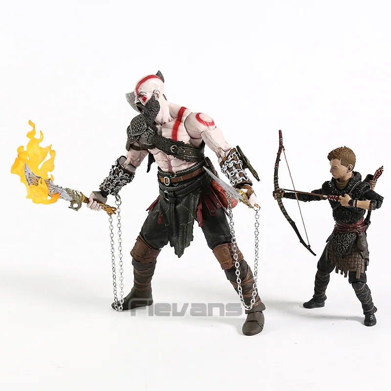 NECA God of War 2018 Kratos & Atreus Ultimate ПВХ экшн фигурка Коллекционная модель игрушка 2 шт. в