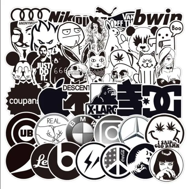 

Наклейки для мобильный телефон, ноутбука, чемодана, скейтборда, автомобиля, 50/100 шт.