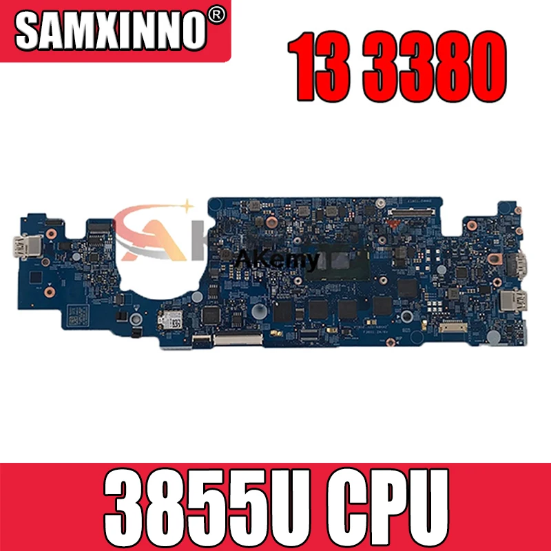 

100% working for Dell OEM Latitude 13 3380 motherboard 09WVC4 CN-09WVC4 16811-1 mainboard SR2EV Celeron 3855U tested ok